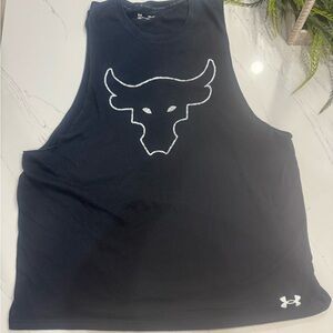 Under Armour/Project Rock Black Sleeveless Tank Top